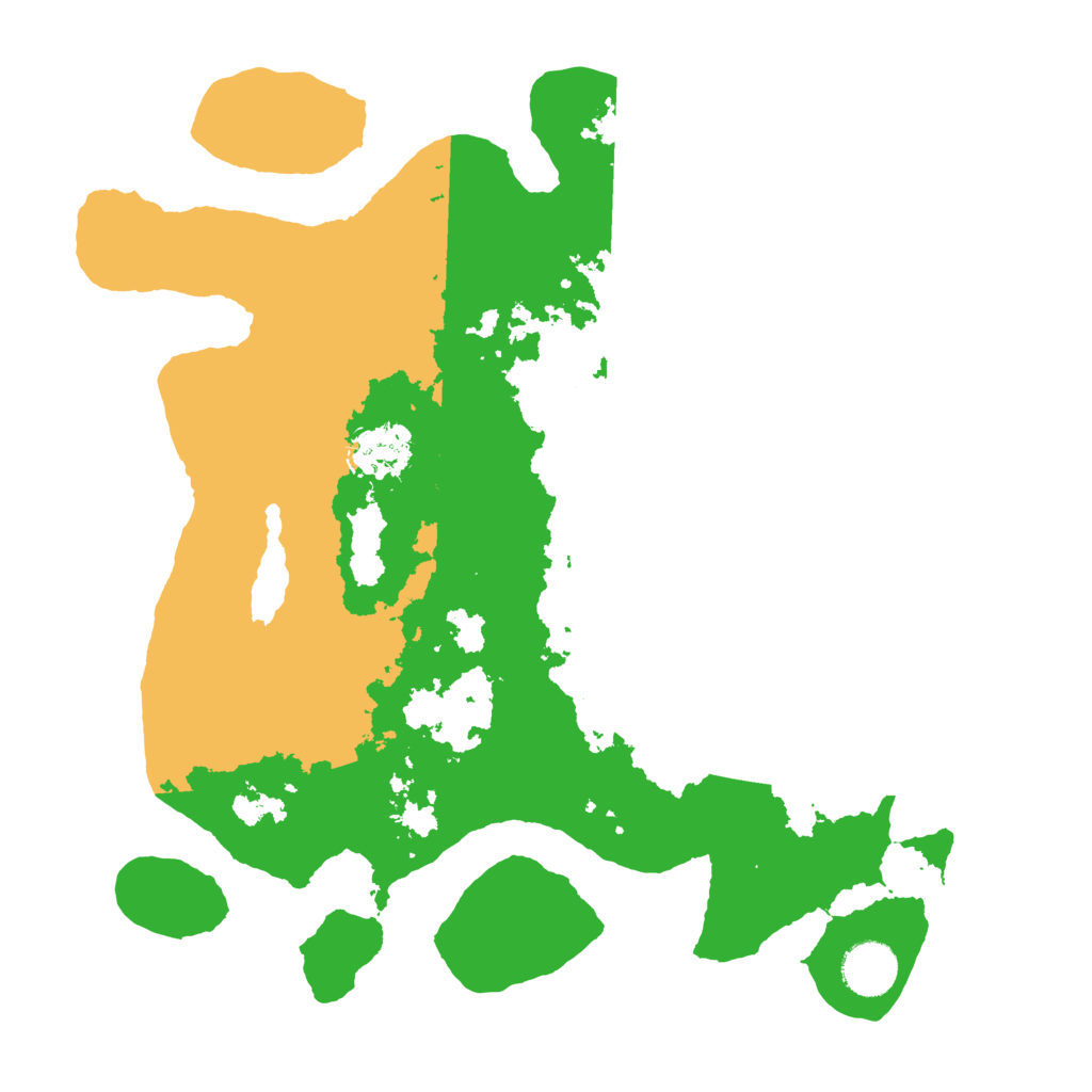 Biome Rust Map: Barren, Size: 3500, Seed: 2500