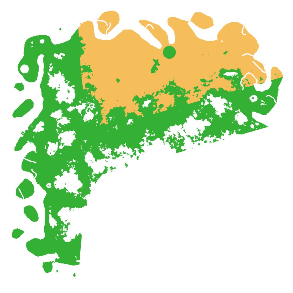 Biome Rust Map: Procedural Map, Size: 6000, Seed: 581825