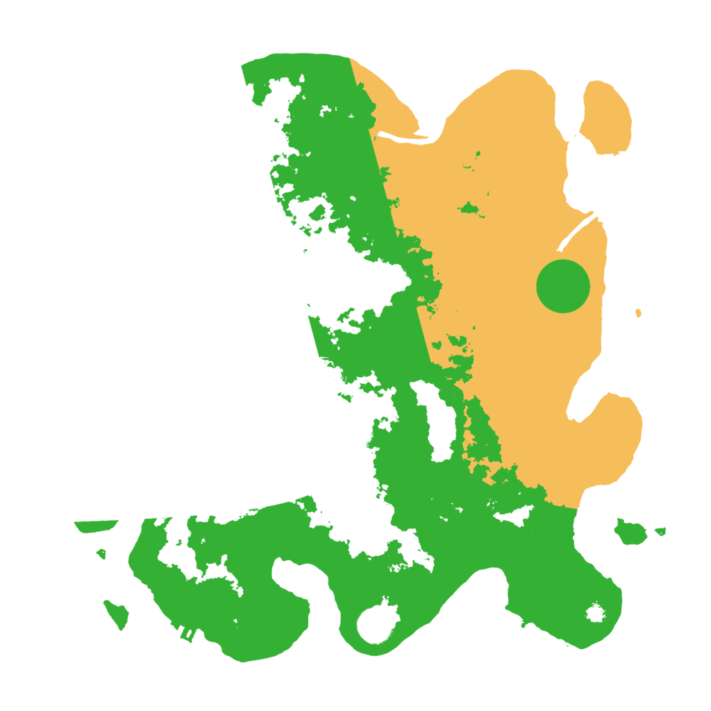Biome Rust Map: Procedural Map, Size: 3500, Seed: 377029759