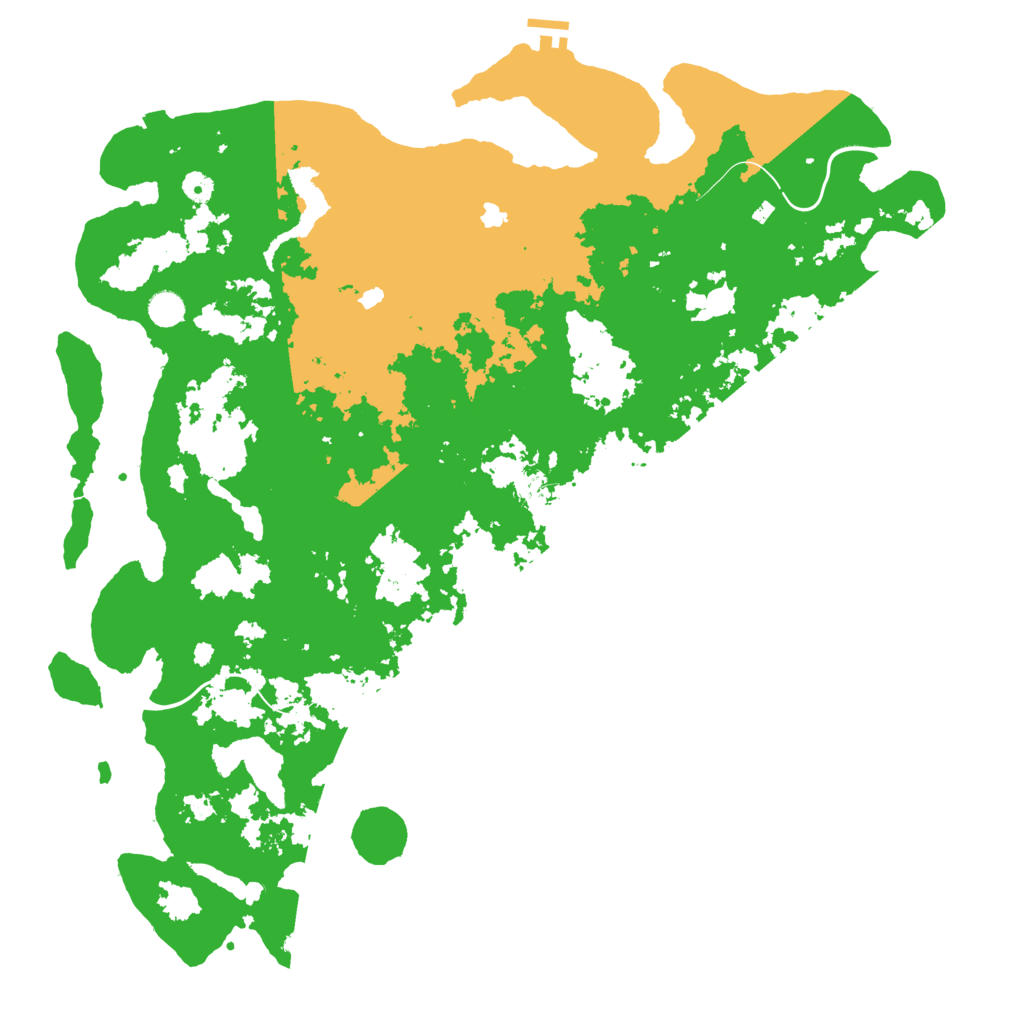 Biome Rust Map: Procedural Map, Size: 5000, Seed: 186830869