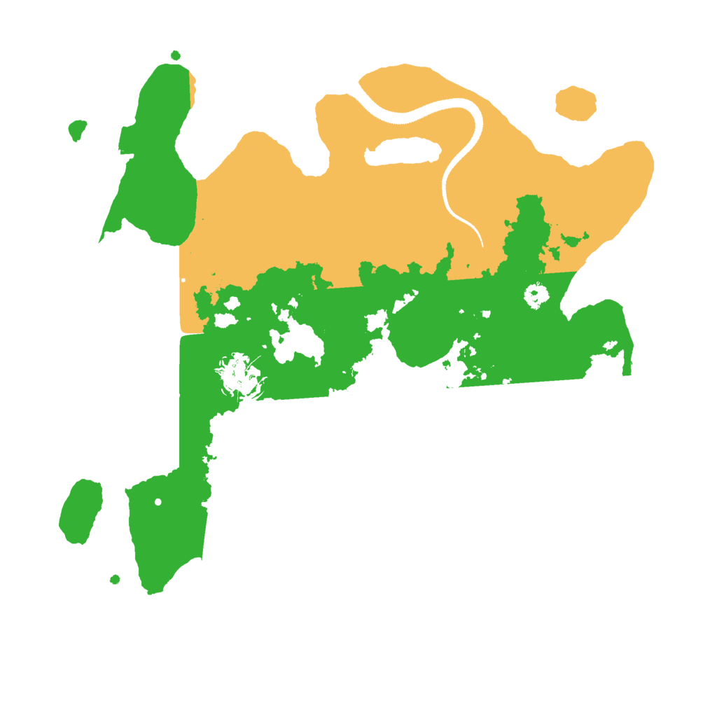 Biome Rust Map: Procedural Map, Size: 3000, Seed: 1450057717