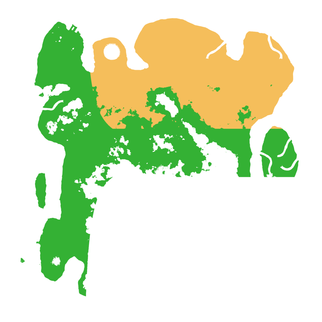 Biome Rust Map: Procedural Map, Size: 3500, Seed: 71811833