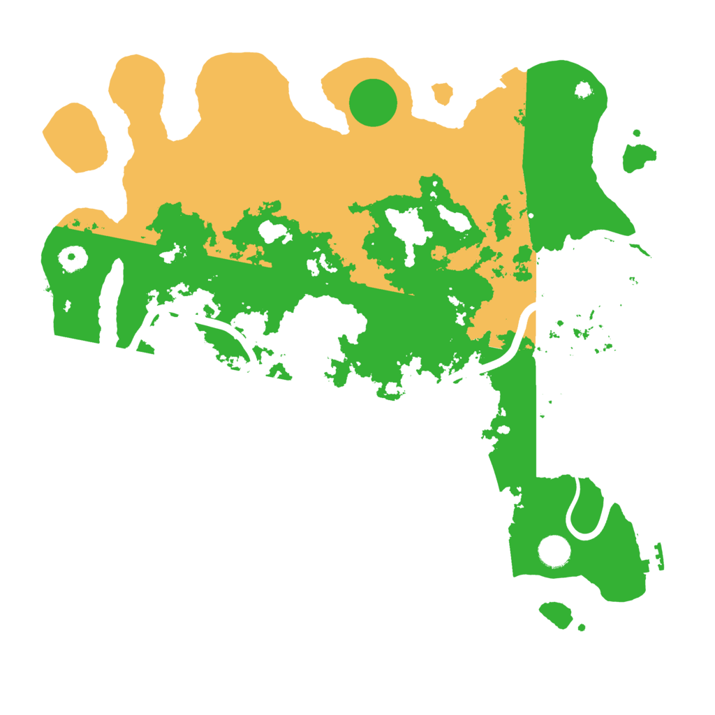 Biome Rust Map: Procedural Map, Size: 3950, Seed: 6738