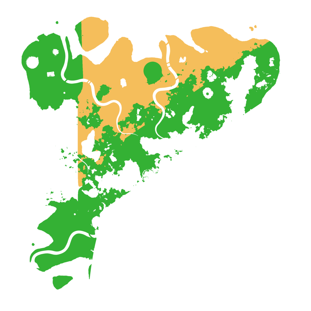 Biome Rust Map: Procedural Map, Size: 4500, Seed: 73748