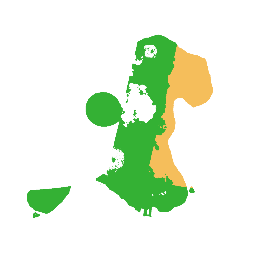 Biome Rust Map: Procedural Map, Size: 2000, Seed: 57448514