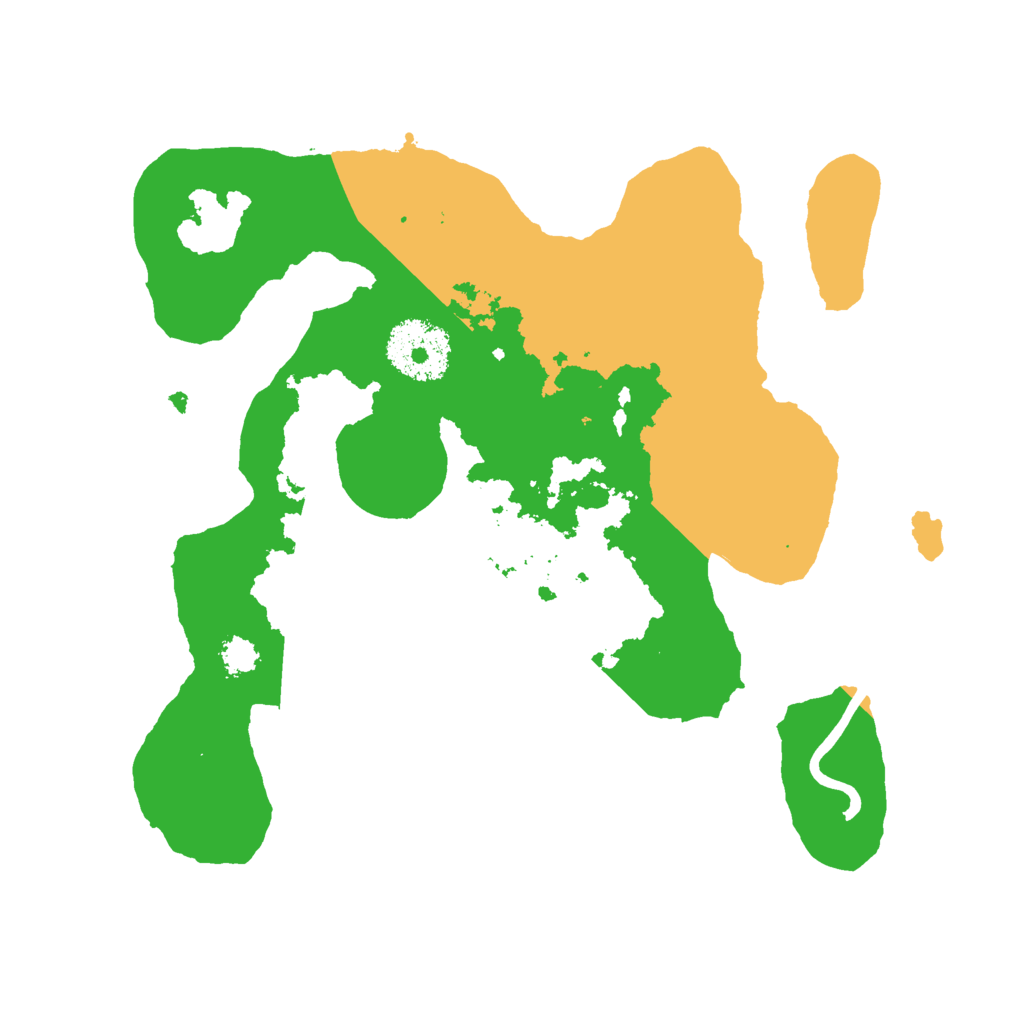 Biome Rust Map: Procedural Map, Size: 2500, Seed: 761706698