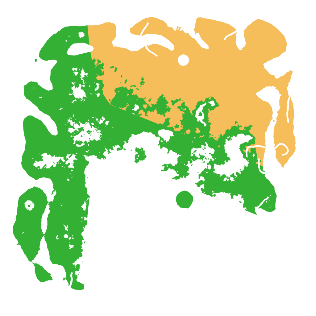 Biome Rust Map: Procedural Map, Size: 5000, Seed: 1696969