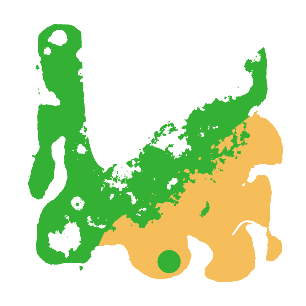 Biome Rust Map: Procedural Map, Size: 3500, Seed: 856459813