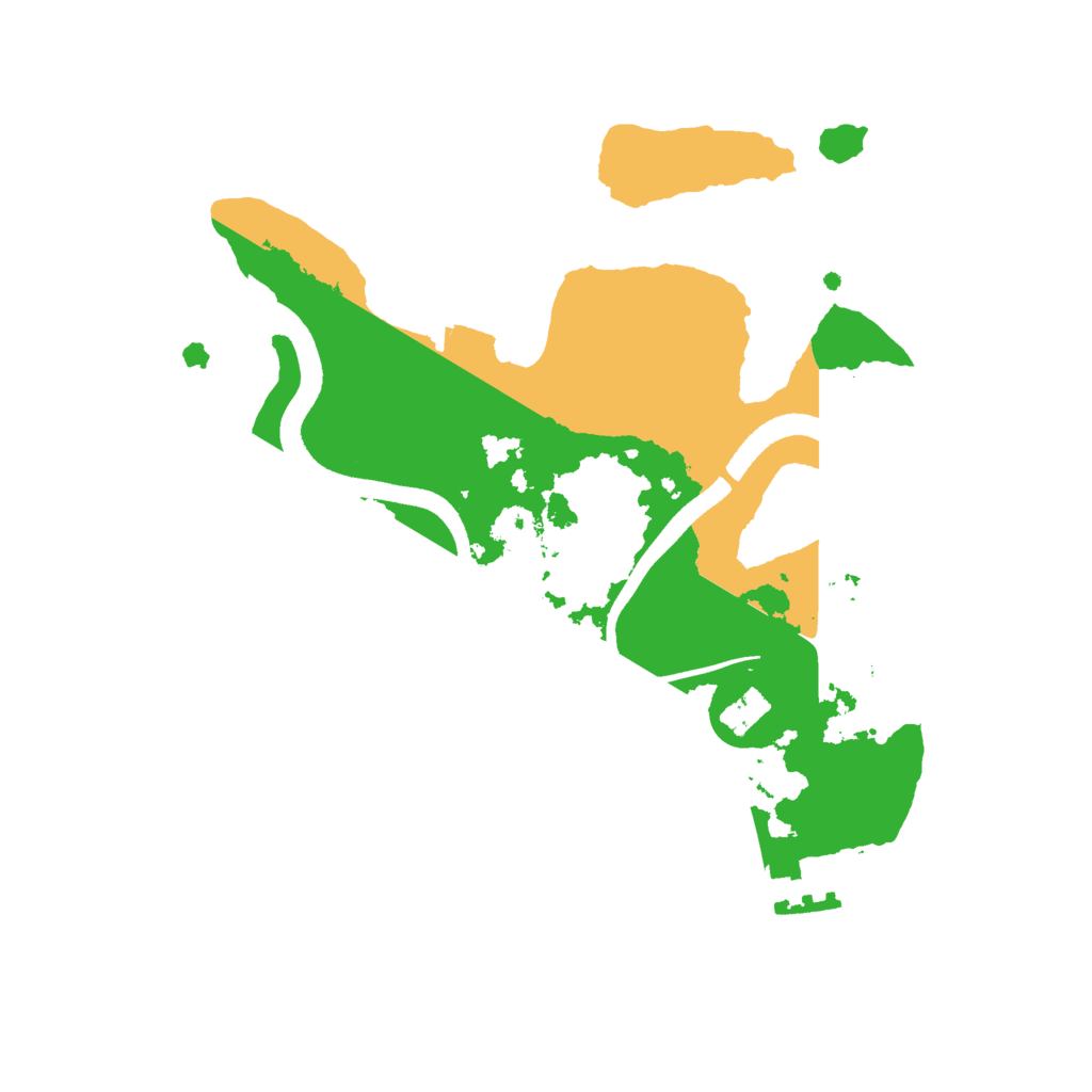 Biome Rust Map: Procedural Map, Size: 2500, Seed: 473225680