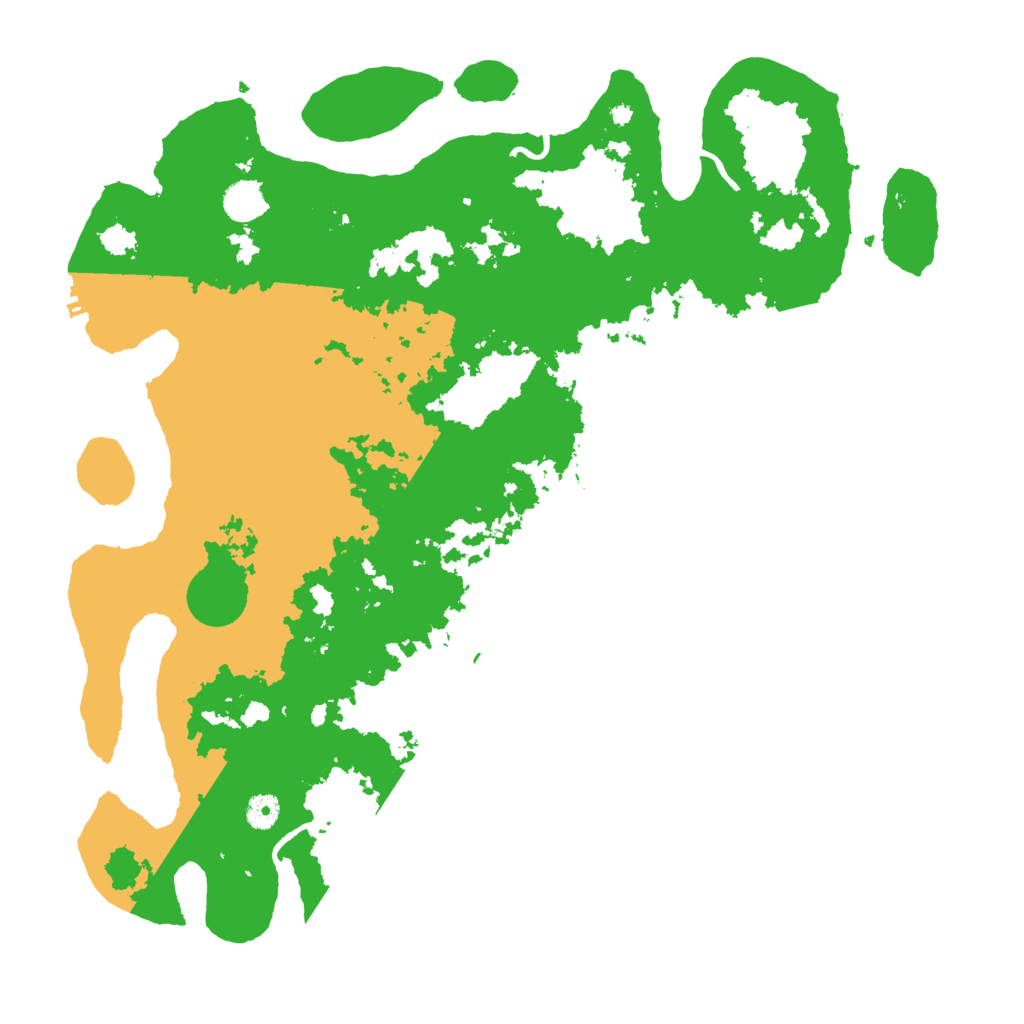 Biome Rust Map: Procedural Map, Size: 4500, Seed: 342536342