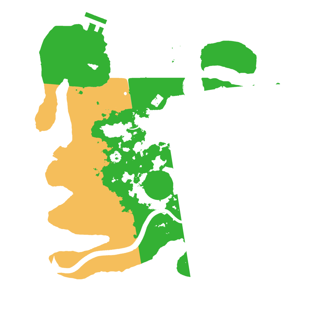 Biome Rust Map: Procedural Map, Size: 2800, Seed: 811841765