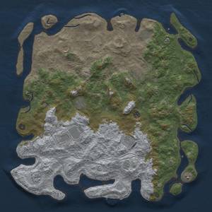 Thumbnail Rust Map: Procedural Map, Size: 4750, Seed: 405132828, 20 Monuments