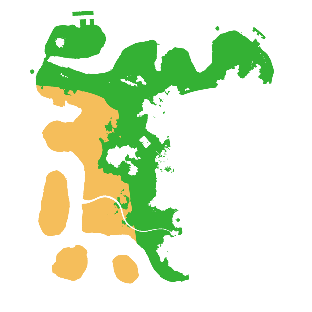 Biome Rust Map: Procedural Map, Size: 3000, Seed: 2012351604