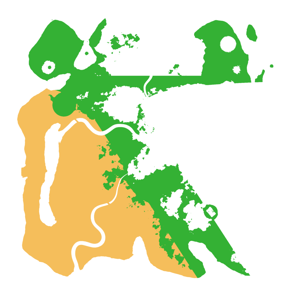 Biome Rust Map: Procedural Map, Size: 3500, Seed: 449363086