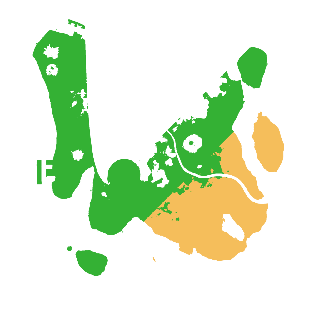Biome Rust Map: Procedural Map, Size: 2650, Seed: 2000