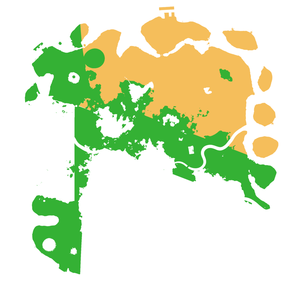 Biome Rust Map: Procedural Map, Size: 4000, Seed: 3171