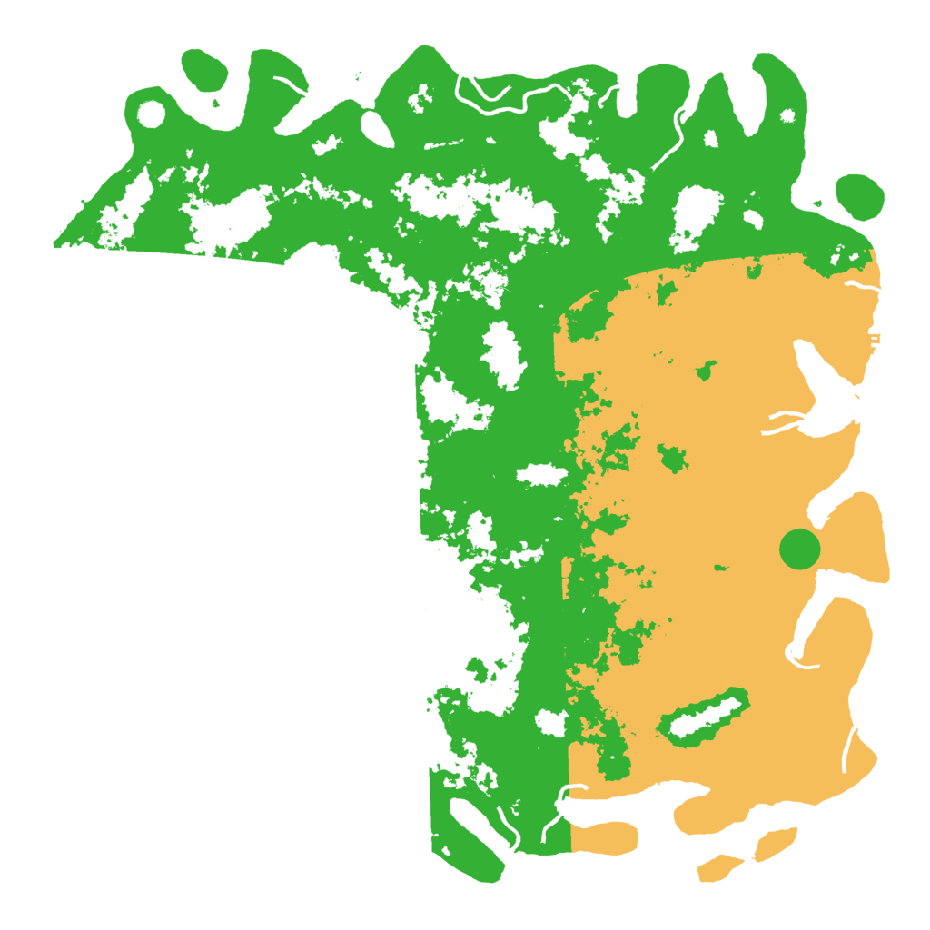 Biome Rust Map: Procedural Map, Size: 6000, Seed: 31379
