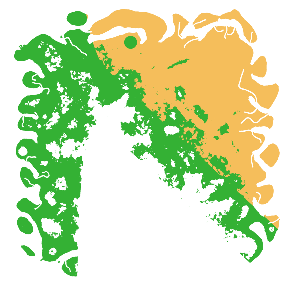 Biome Rust Map: Procedural Map, Size: 6000, Seed: 577443
