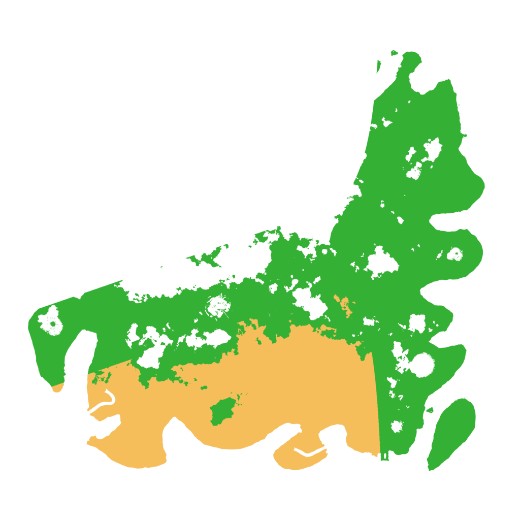 Biome Rust Map: Procedural Map, Size: 4000, Seed: 1886