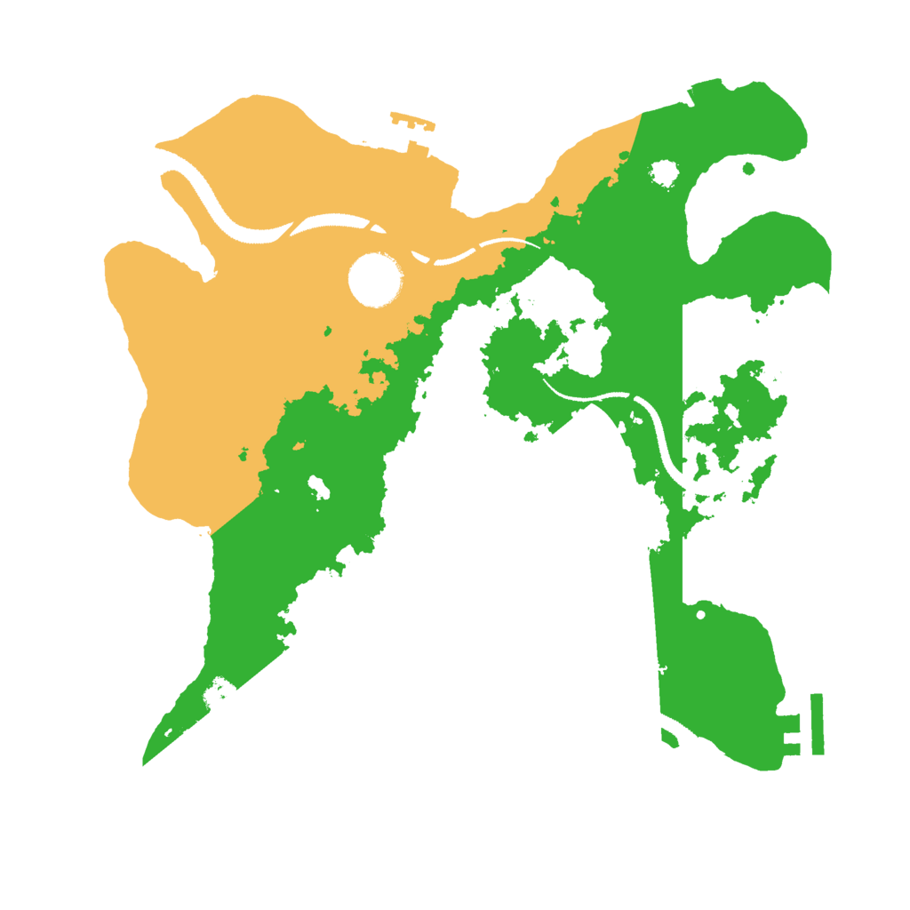 Biome Rust Map: Procedural Map, Size: 3000, Seed: 45667832