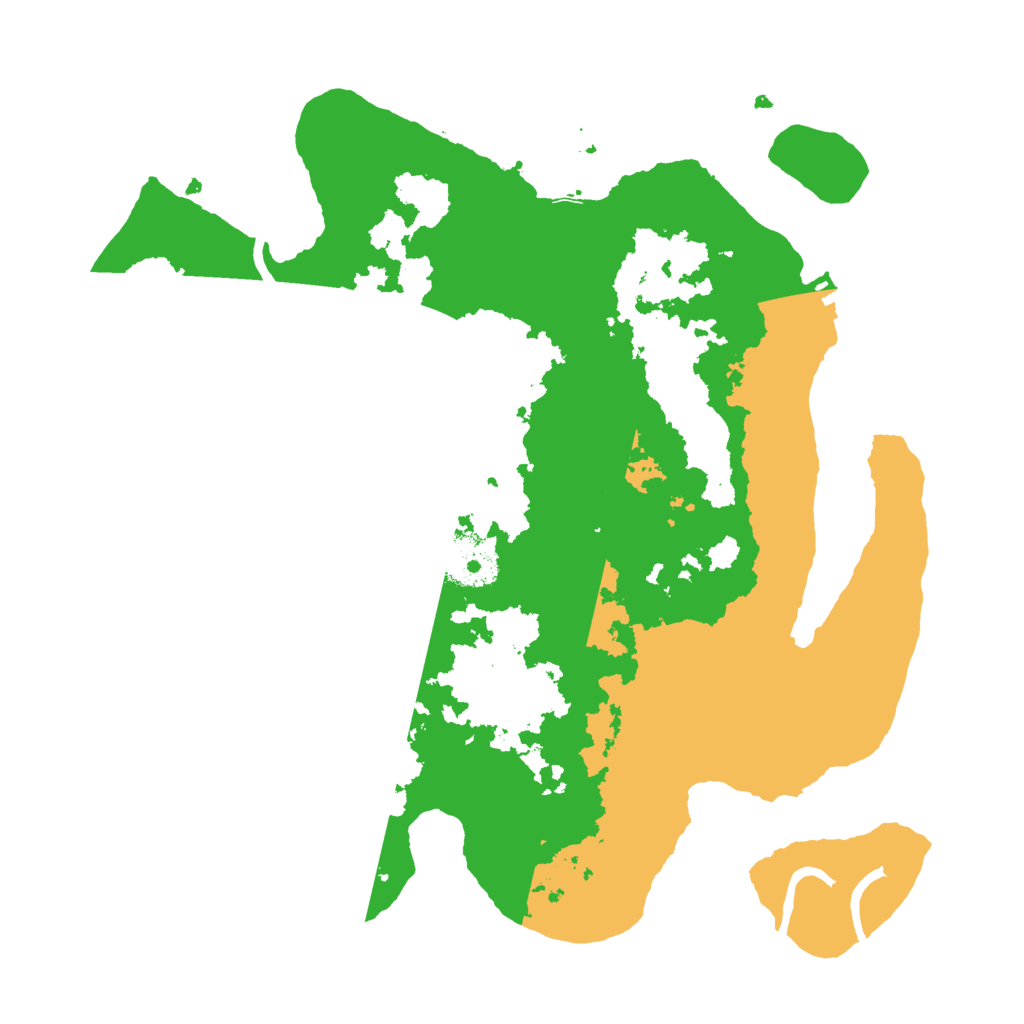 Biome Rust Map: Procedural Map, Size: 3000, Seed: 2764039
