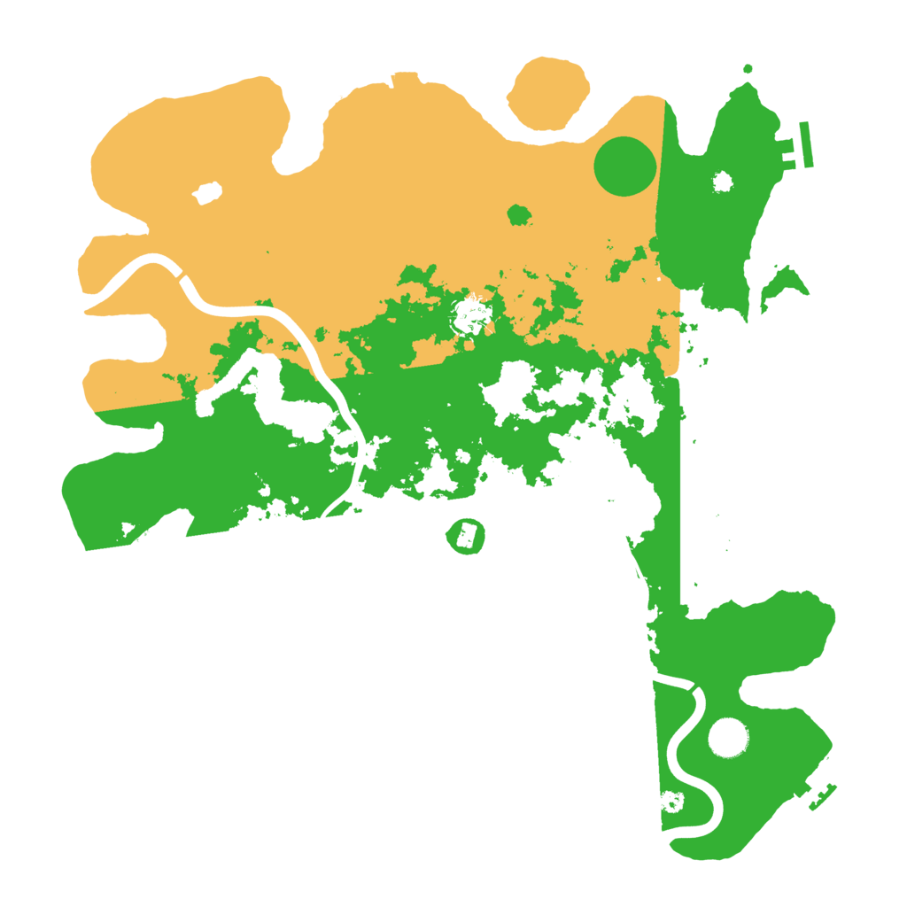 Biome Rust Map: Procedural Map, Size: 4000, Seed: 8655309