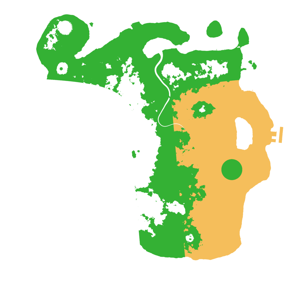 Biome Rust Map: Procedural Map, Size: 3699, Seed: 2074147552