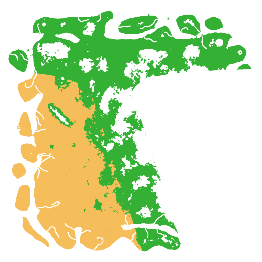 Biome Rust Map: Procedural Map, Size: 6000, Seed: 651646541