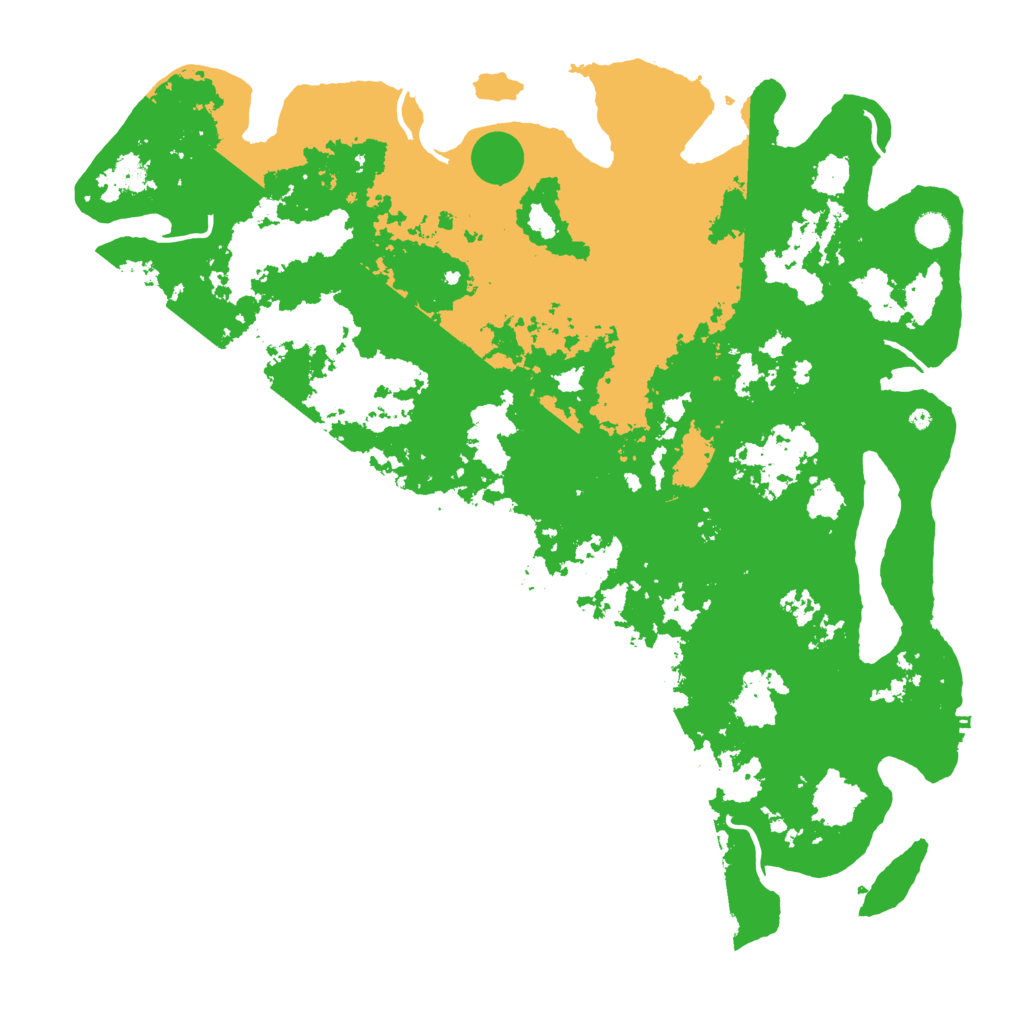 Biome Rust Map: Procedural Map, Size: 5111, Seed: 22200