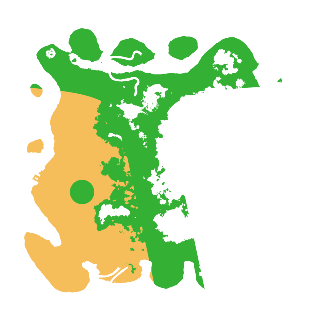 Biome Rust Map: Procedural Map, Size: 3500, Seed: 331279591
