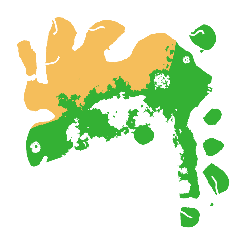 Biome Rust Map: Procedural Map, Size: 3500, Seed: 2000000