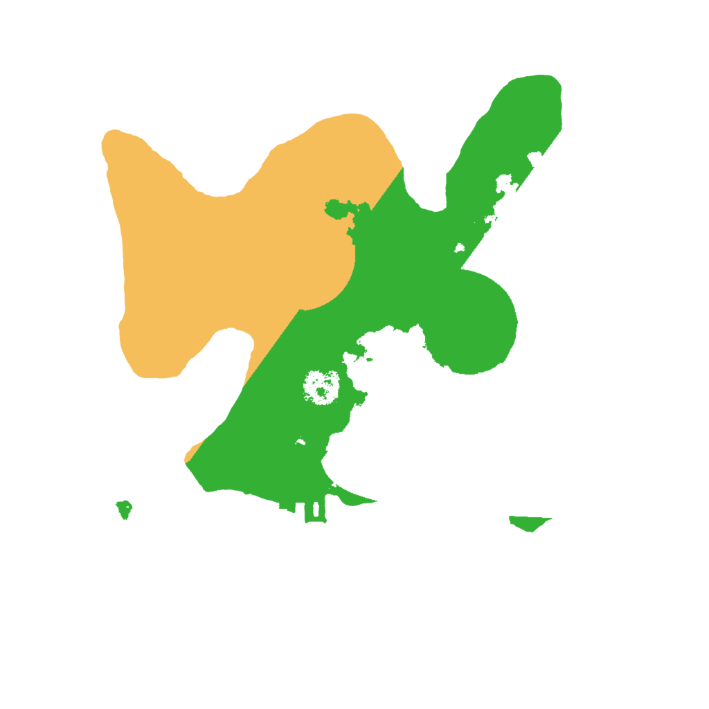 Biome Rust Map: Procedural Map, Size: 2000, Seed: 257842