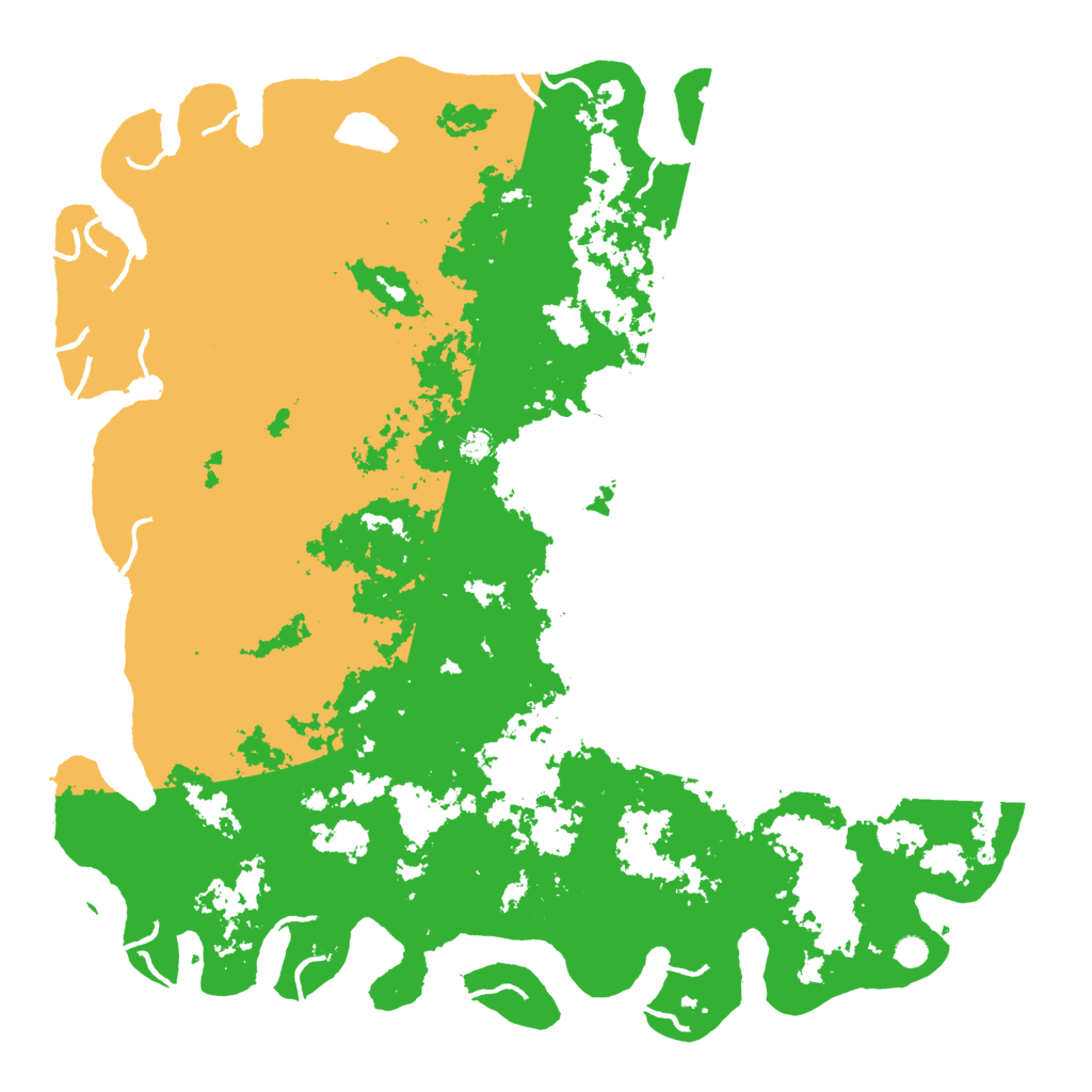 Biome Rust Map: Procedural Map, Size: 6000, Seed: 24575