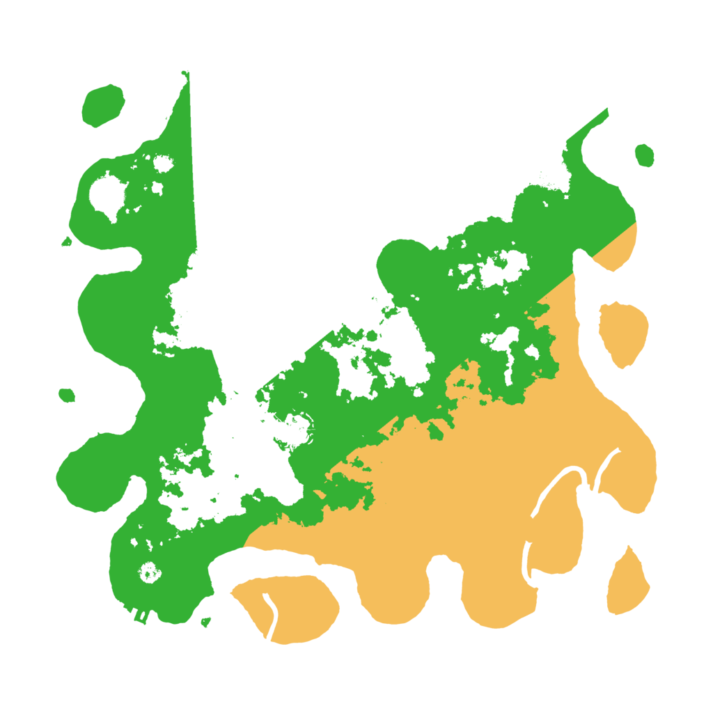 Biome Rust Map: Procedural Map, Size: 3500, Seed: 91771913