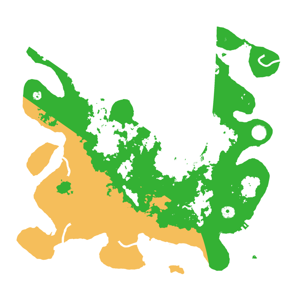 Biome Rust Map: Procedural Map, Size: 3500, Seed: 212485062