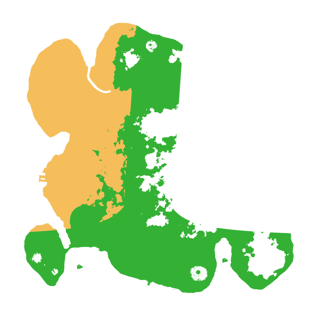 Biome Rust Map: Procedural Map, Size: 3000, Seed: 1315318098