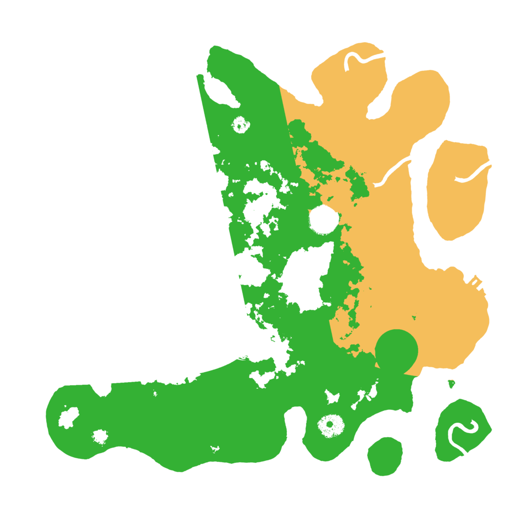 Biome Rust Map: Procedural Map, Size: 3250, Seed: 4049