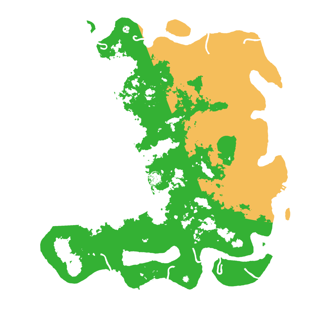 Biome Rust Map: Procedural Map, Size: 4500, Seed: 105505087