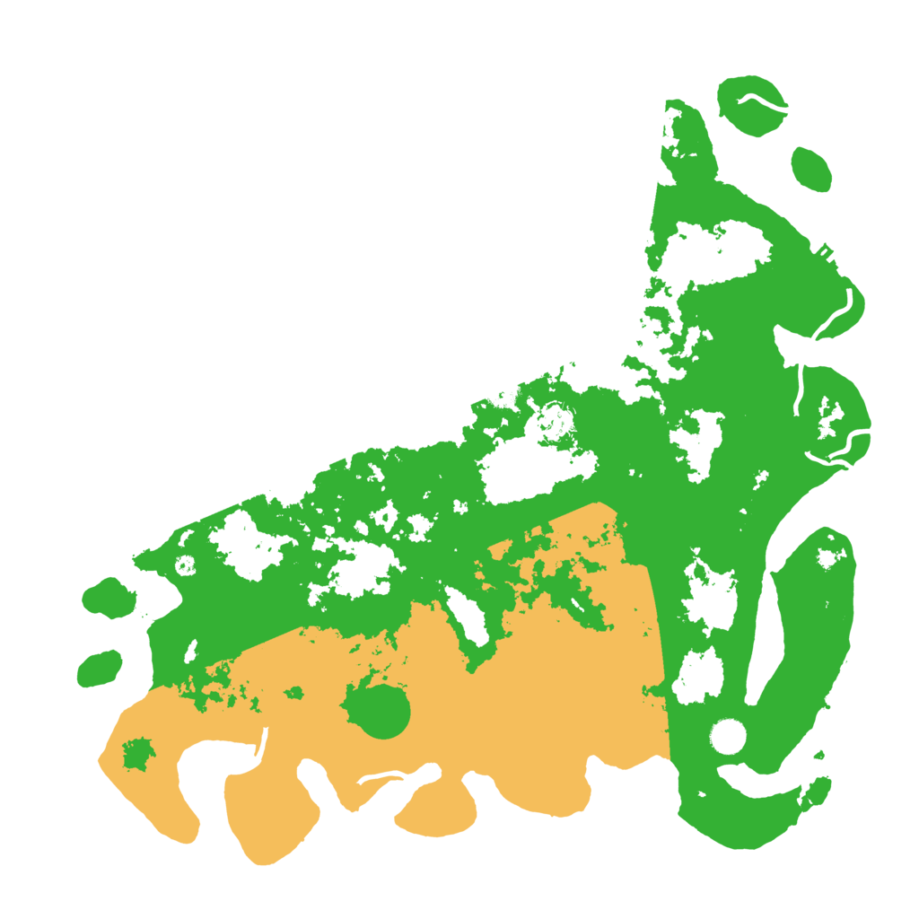 Biome Rust Map: Procedural Map, Size: 4500, Seed: 13537881