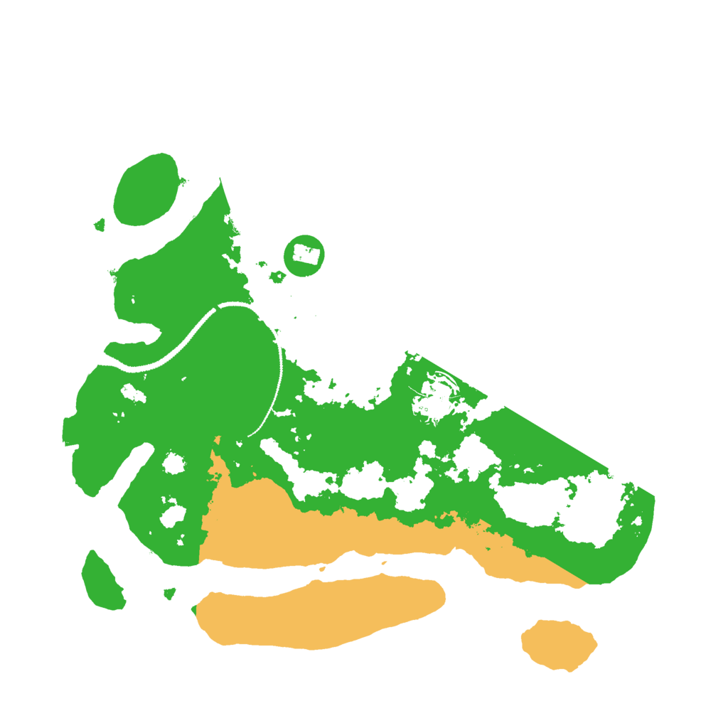 Biome Rust Map: Procedural Map, Size: 3000, Seed: 33300