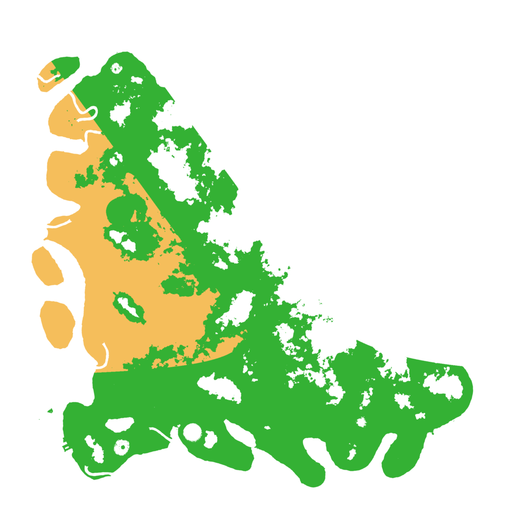 Biome Rust Map: Procedural Map, Size: 5000, Seed: 56790541