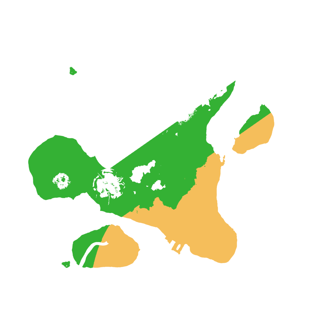 Biome Rust Map: Procedural Map, Size: 2000, Seed: 30393252