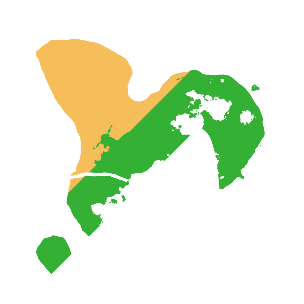 Biome Rust Map: Procedural Map, Size: 2000, Seed: 55634322