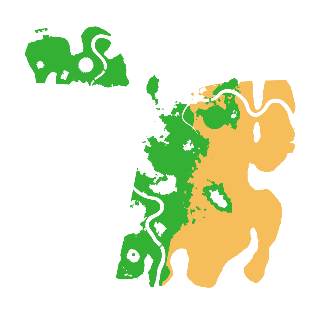 Biome Rust Map: Procedural Map, Size: 3700, Seed: 723478