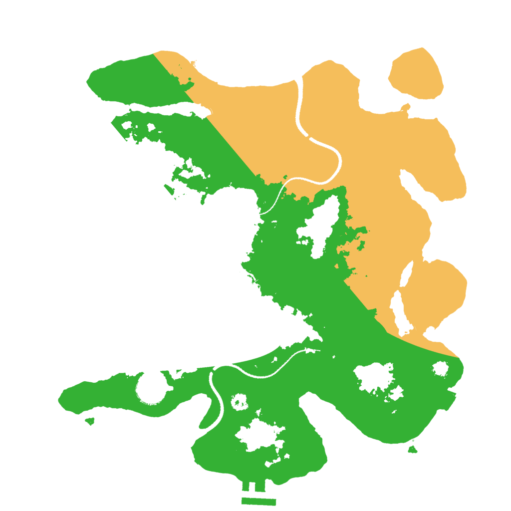 Biome Rust Map: Procedural Map, Size: 3000, Seed: 1789367043