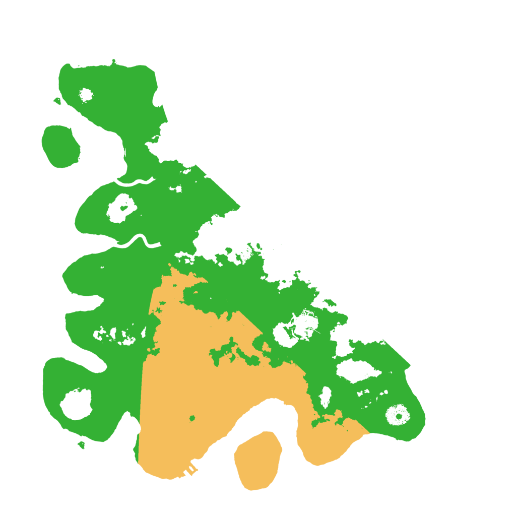 Biome Rust Map: Procedural Map, Size: 3500, Seed: 1323121321