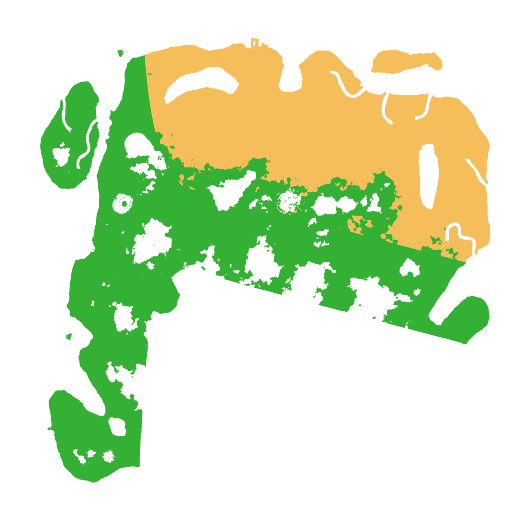 Biome Rust Map: Procedural Map, Size: 4000, Seed: 45517