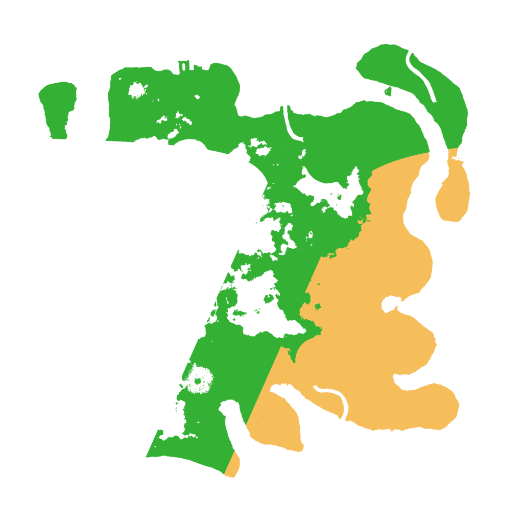 Biome Rust Map: Procedural Map, Size: 3000, Seed: 485227