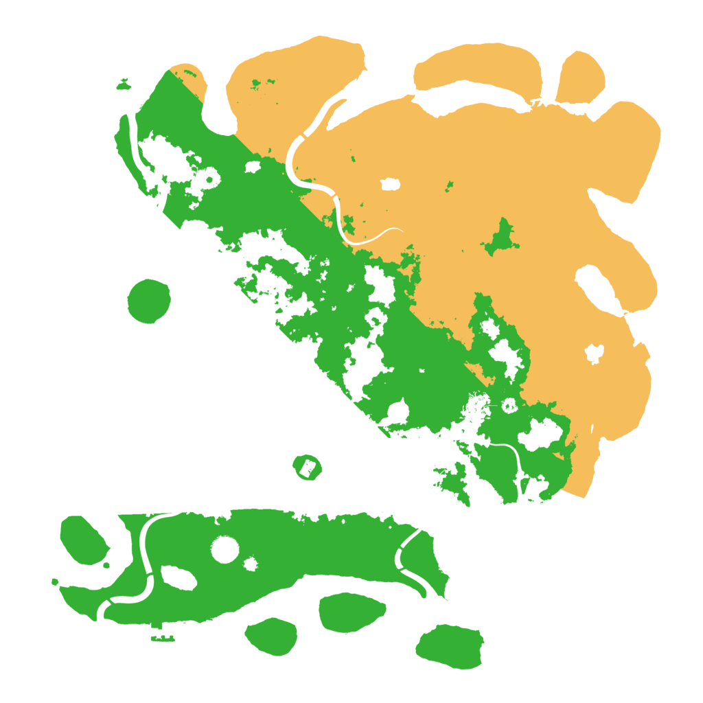 Biome Rust Map: Procedural Map, Size: 4500, Seed: 1873451958