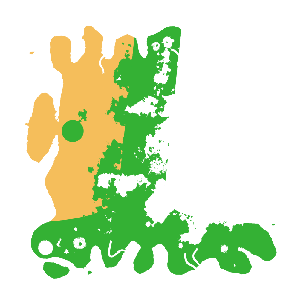 Biome Rust Map: Procedural Map, Size: 3700, Seed: 621401